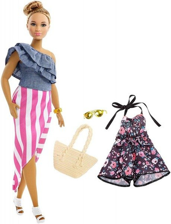 Lalka Barbie Fashionistas z ubrankami FRY82
