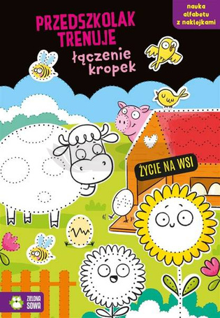 Przedszkolak trenuje łączenie kropek. Życie na wsi