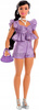 LALKA BARBIE DELUXE STYLE #8 w stroju z metalicznym połyskiem JFP43
