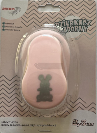 Dziurkacz ozdobny Zając 2.5cm