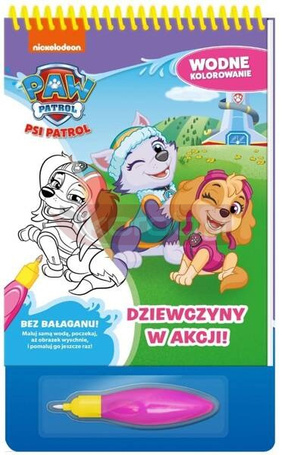 Psi Patrol. Wodne kolorowanie 15 Dziewczyny..