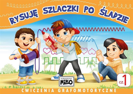 Rysuję szlaczki po śladzie. Ćwiczenia cz.1