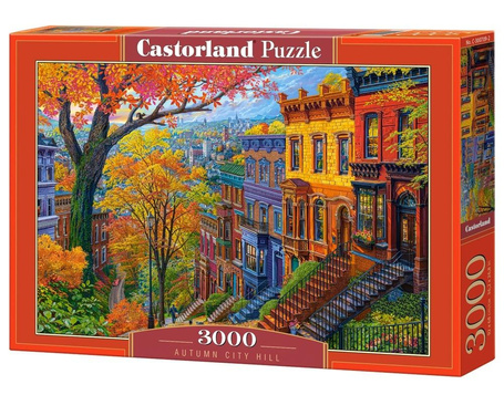 Puzzle 3000 Autumn City Hill CASTOR