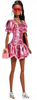 LALKA BARBIE DELUXE STYLE #6 w stroju z metalicznym połyskiem JFP41