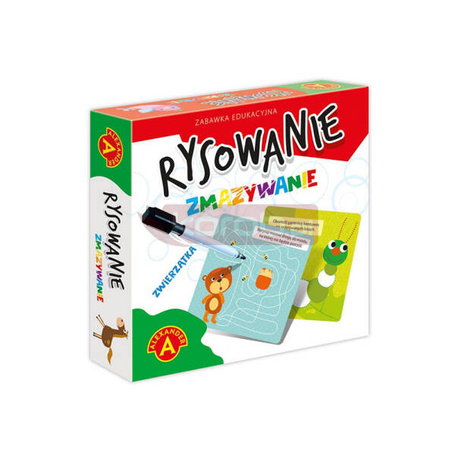 Zestaw Rysowanie Zmazywanie Zwierzątka