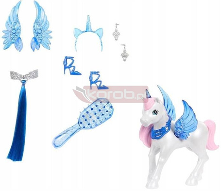 LALKA BARBIE SAPPHIRE skrzydlaty jednorożec 65 rocznica Barbie HRR16