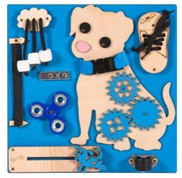 Tablica manipulacyjna Pies Hugo niebieska