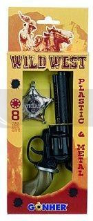 Rewolwer kowbojski z odznaką