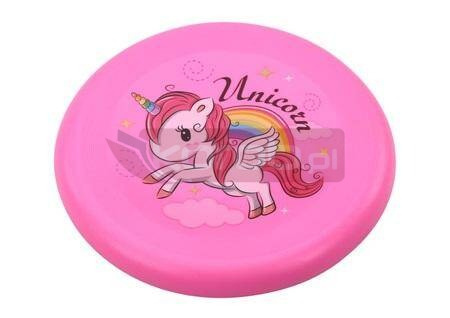 Latający dysk frisbee 20cm Jednorożec