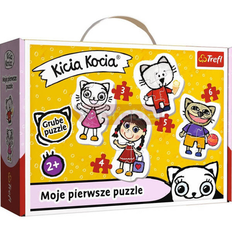 Puzzle BABY Wesoła Kicia Kocia