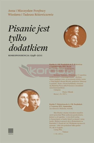 Pisanie jest tylko dodatkiem. Korespondencja...
