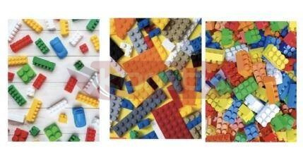 Torebka prezentowa L Klocki mix