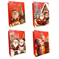 Torebka prezentowa XXL Boże Narodzenie szerokie
