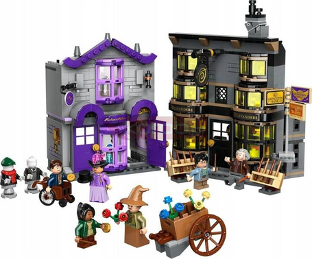 LEGO HARRY POTTER 76439 ULICA POKĄTNA SKLEPY OLLIVANDERA I MADAME MALKIN