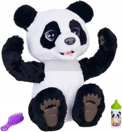 FURREAL PLUM PANDA INTERAKTYWNY MIŚ z butelką E8593
