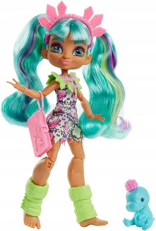 Lalka Cave Club ROCKELLE i DINOZAUR TEDDY REX GWT25