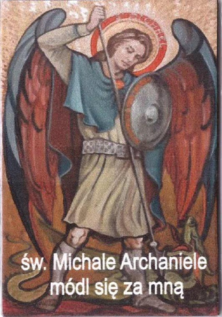 Magnes na lodówkę - Św. Michał Archanioł