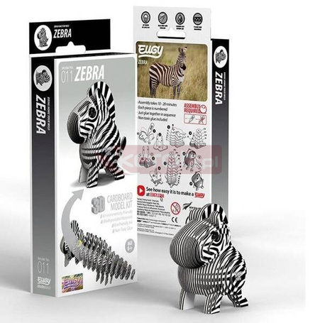Zebra Eugy. Eko Układanka 3D