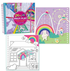 Kolorowanka Wodna z zadaniami Tęczowe Wróżki