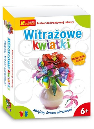 Witrażowe kwiatki