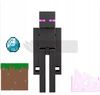 MINECRAFT FIGURKA ENDERMAN pikselowa figurka + akcesoria JCN37
