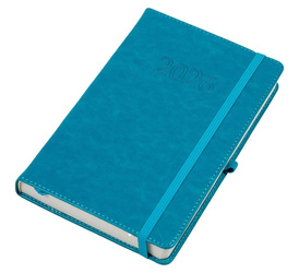 Kalendarz 2026 A5 dzienny Jazz turkusowy