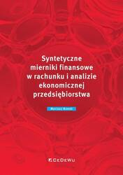 Syntetyczne mierniki finansowe w rachunku..