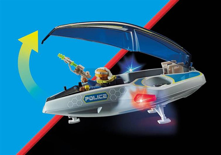 PLAYMOBIL Galaxy Police 70019 Szybowiec policyjny