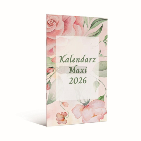 Kalendarz 2026 książkowy maxi