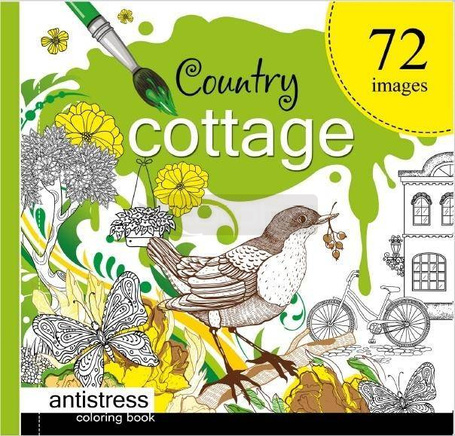 Kolorowanka antystresowa 200x200 Country cottag TW