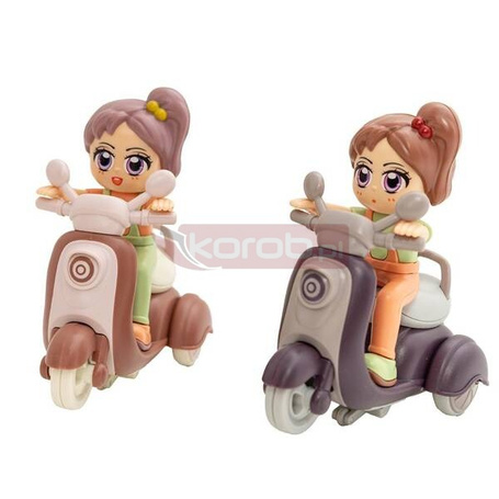 Dziewczynka na skuterku mix