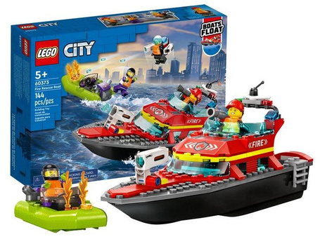 LEGO CITY 60373 ŁÓDŹ STRAŻACKA zestaw klocków dla dzieci +5 lat