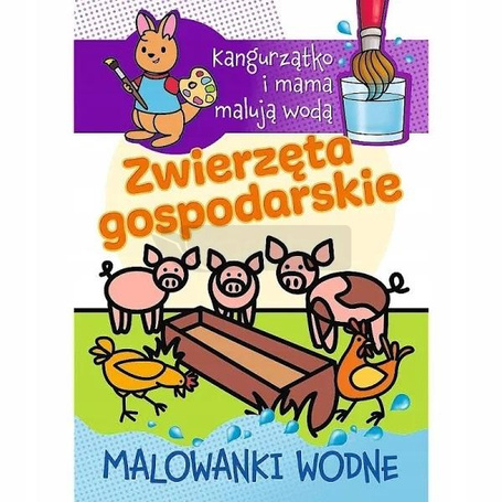 Kangurzątko i mama malują wodą, Zwierzęta