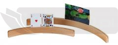 Stojak na karty holder drewniany 35cm