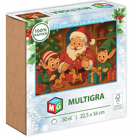 Puzzle 30 Pracownia Św. Mikołaja