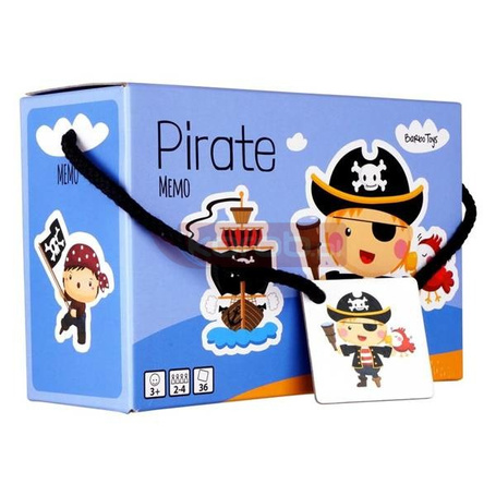 Memory dla dzieci 36el Piraci