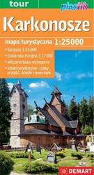 Karkonosze - mapa turystyczna plastik w.2023