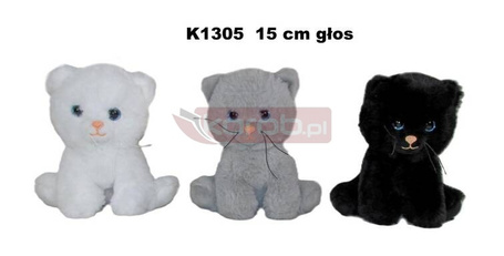 Kot z głosem 15cm MIX