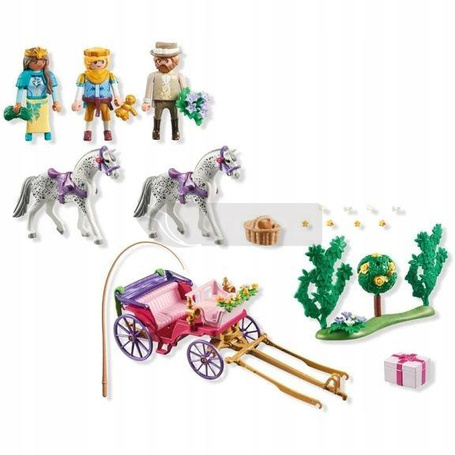PLAYMOBIL PRINCES MAGIC 71846 PRZEJAŻDŻKA Z PARĄ KSIĄŻ zestaw dla dzieci 4+