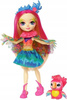 ENCHANTIMALS LALKA PEEKI PARROT +ZWIERZĄTKO FJJ21