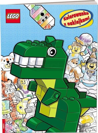 LEGO Iconic. Kolorowanka z naklejkami