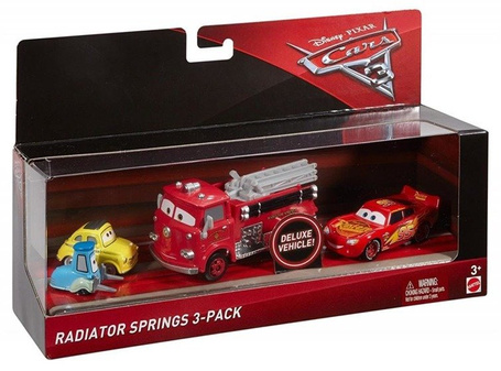 Auta Cars 3 Zestaw 3 autek Deluxe