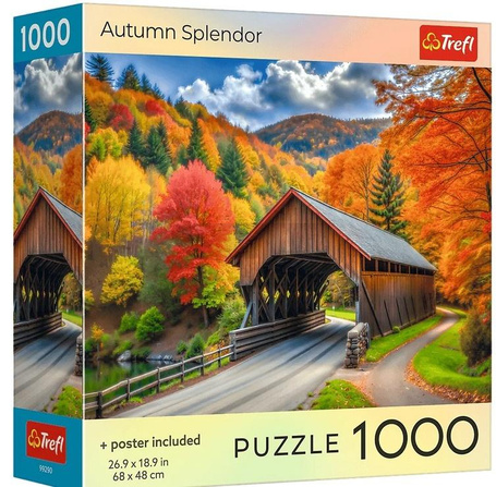 Puzzle 1000 USA Collection: Autumn Splendor TREFL