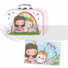Puzzle w walizce Lillie i Ellie 24el