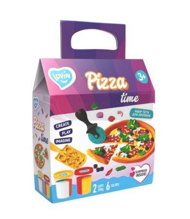 Zestaw kreatywny ciastolina Pizza time