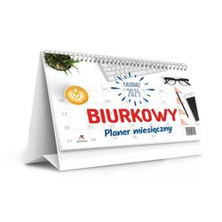 Kalendarz 2026 biurkowy planer stojący 24x15cm