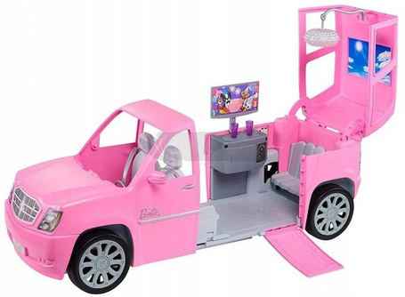 Lalka Barbie limuzyna i 4 lalki GFF58