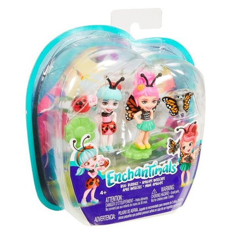 Enchantimals Małe przyjaciółki 2-pak Kwitnący Ogród Lalki Ast.