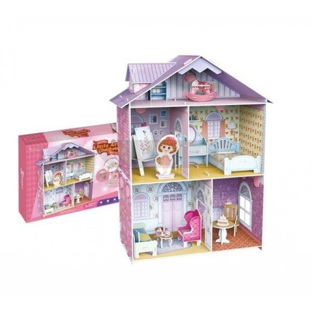 Puzzle 3D Domek dla lalek Mały Artysta