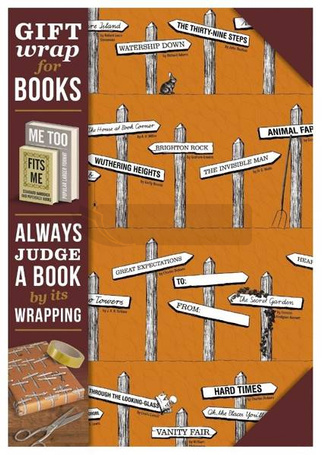 Gift wrap Papier do książki Novel signposts